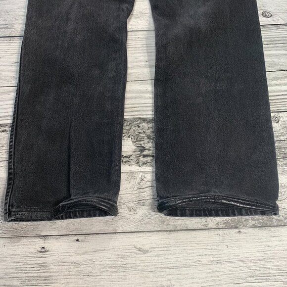 Wrangler Vintage Cowboy Cut Black Slim Fit Bootcut Jeans Denim USA - Picture 7 of 13